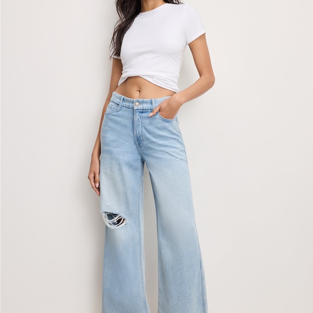 Good American Good skate crop NWT